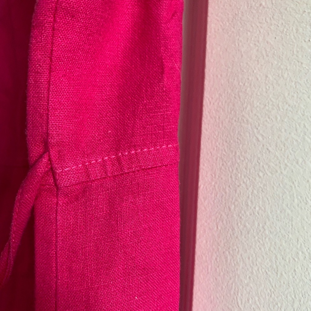 Sag Harbor Pink linen midi dress - Picture 11 of 12